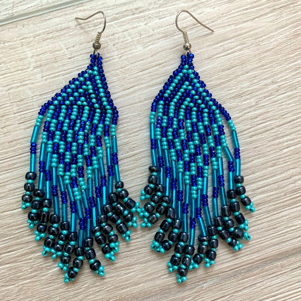 Handmade Beaded Earrings - New